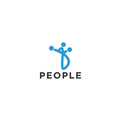People Logo Template, logo, family vector design template