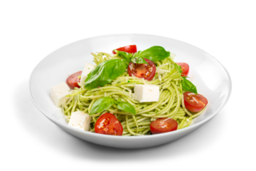 Penne pasta with roasted cherry tomatoes