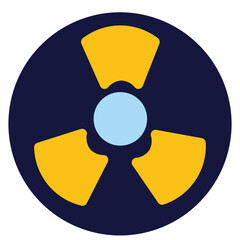 Nuclear Flat Icon