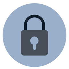 Padlock Flat Icon