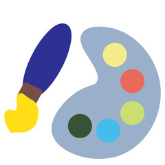 Painting Flat Icon