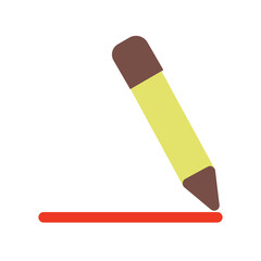 Pencil Flat Icon
