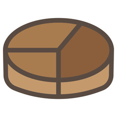 Pie Chart Flat Icon