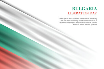 Bulgaria Liberation Day background.