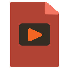 Video Flat Icon