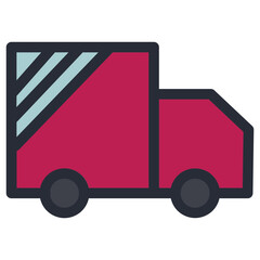 Truck Flat Icon