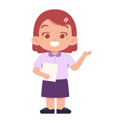 Elementary School Girl Kids