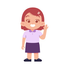 Elementary School Girl Kids