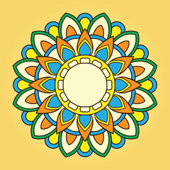 Luxury ornamental mandala design background