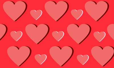 Illustration Vector Graphic of Valentine Decoration Wallpaper Template