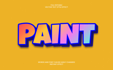 paint text effect 