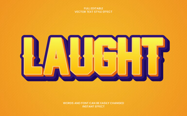 laught text effect