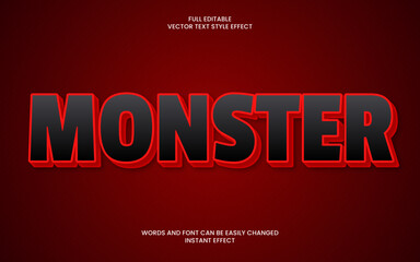 monster text effect