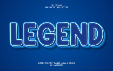 legend text effect