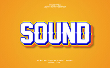 sound text effect