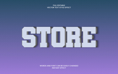 store text effect