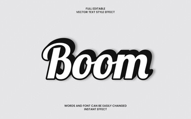 boom text effect