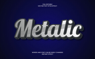 metalic text effect 