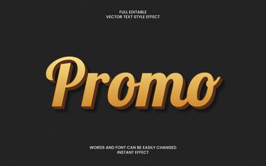 promo text effect 