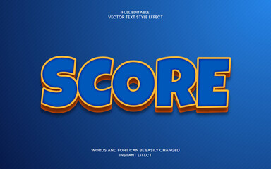 score text effect 