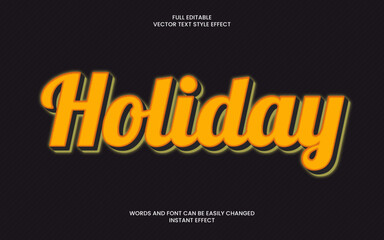 holiday text effect 