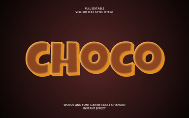 choco text effect 