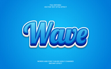 wave text effect 