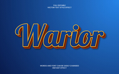 Warior Text Effect