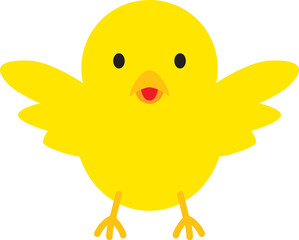 かわいいヒヨコのイラスト