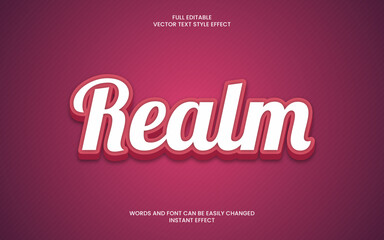 Realm Text Effect