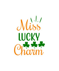 Miss lucky charm SVG