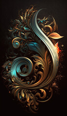 abstract background with ornament