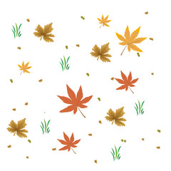 pattern with leaves