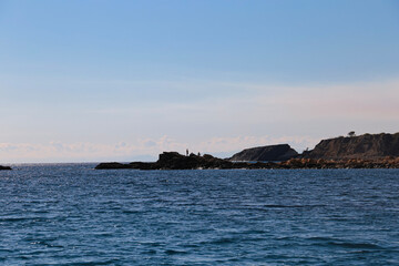 Fototapeta na wymiar headland with sea Elba