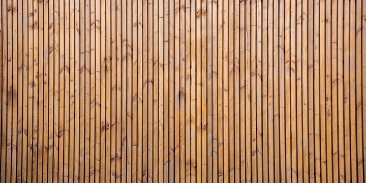 brown natural wall made of wooden nature planks for background web banner header panoramic wood view