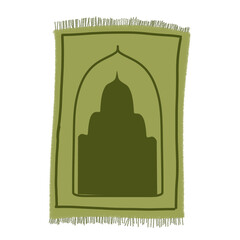 Set of a mat for prayer