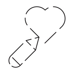 Valentine's day icons such as celebration, happy, romantic, heart, love