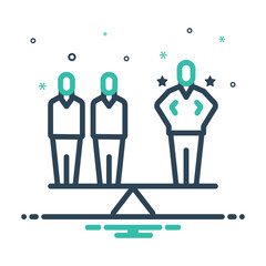 Mix icon for experienced