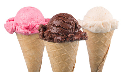 Ice Creams in the Cones