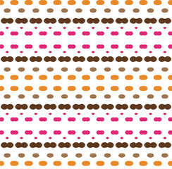 Vector geometric ornament in ethnic style. Seamless pattern with  abstract shapes, repeat tiles. Repeating pattern for decor, fabric,textile and fabric.