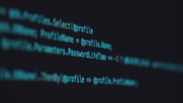 Programming code, it code, computer science