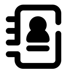 notebook  glyph icon