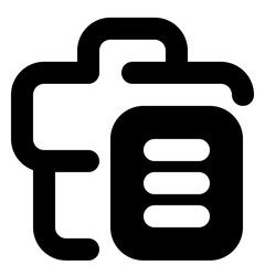 portfolio  glyph icon