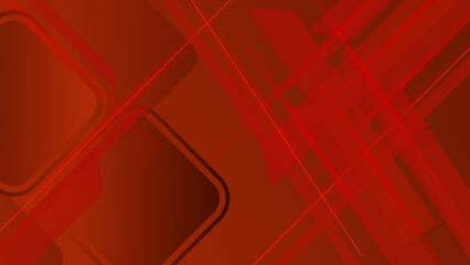 Abstract geometric shape overlapping on dark red background and texture. You can use for ad, poster, template, business presentation.