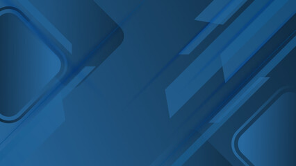 Fototapeta premium Abstract blue background with overlay stripes shape. Modern transparent shape texture. Soft gradient geometric pattern. Smooth and clean subtle texture design.