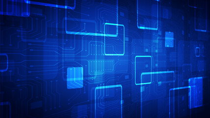 technology background with hi-tech digital