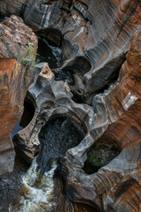 Bourke's Luck potholes Blyde River Canyon, Mpumalanga, South Africa