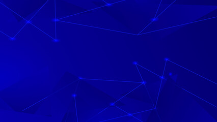 Abstract dark blue background with wavy lines. Modern random object shape texture and blurred light.