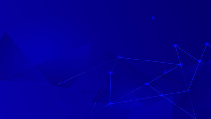 Abstract dark blue background with wavy lines. Modern random object shape texture and blurred light.