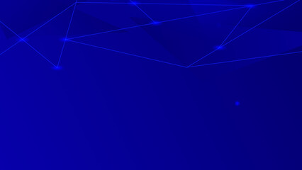 Abstract dark blue background with wavy lines. Modern random object shape texture and blurred light.